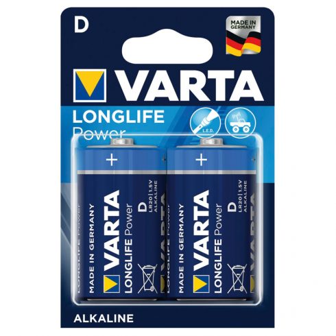 2x alkalni bateriji Varta Longlife Power R20