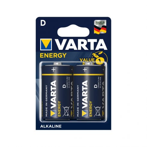 Alkalne baterije VARTA LR20 ENERGY 2 kom/škat.