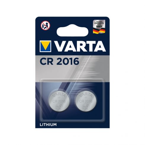 VARTA CR2016 baterija 2 kos/škatla.