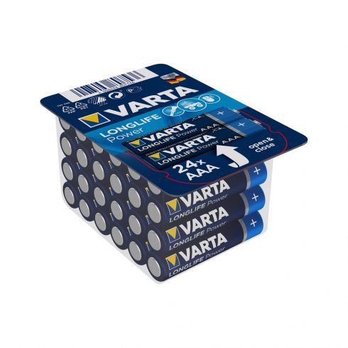 Alkalne baterije VARTA LR03 HIGH ENERGY Longlife Power 24 kos/škatla