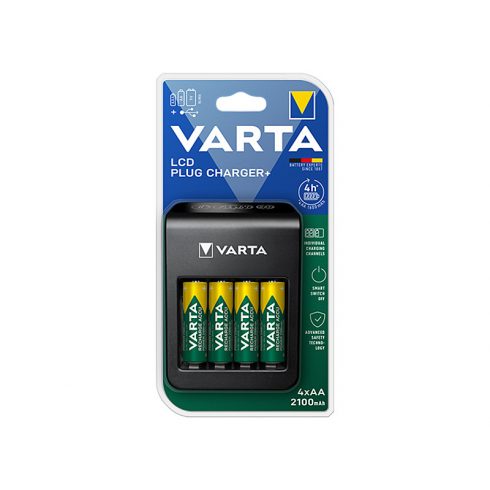 75-474# LCD polnilni konektor+4xaa 2100mah varta 56706