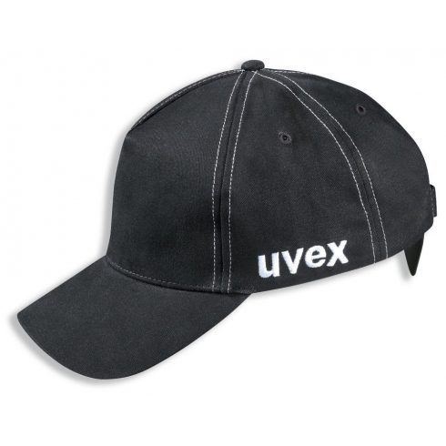 UVEX Anti-shock kapa - u-cap sport, velikost 60-63 / črna / šil 7 cm / trda lupina iz ABS / tekstilna kapa iz bombaža