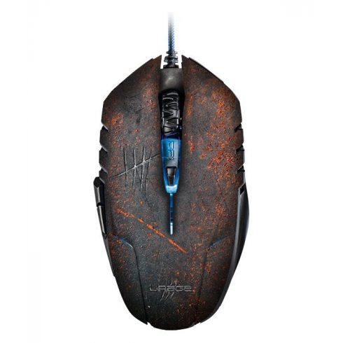 HAMA uRage gaming miška Morph - Apocalypse/ žična/ optična/ osvetljena od zadaj/ 2400dpi/ 6 gumbov/ USB/ črna