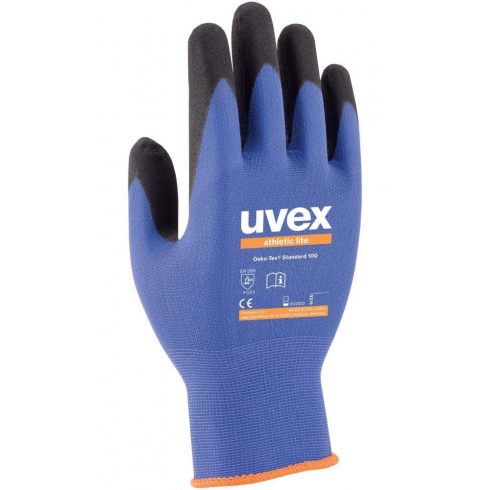 UVEX Gloves Athletic lite velikost 7 / natančno delo / suho in rahlo vlažno okolje / visoka občutljivost / mikro pena