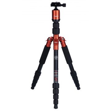   Rollei Tripod Compact Traveler št. 1/ Obremenitev 5 kg/ Potegnjena 142 cm/ Oranžna