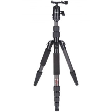   Rollei Tripod Compact Traveler No 1 Carbon/ Obremenitev 8 kg/ Raztegnjen 142 cm/ Carbon/ Črn