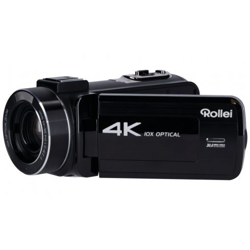 Rollei Movieline UHD10x/ 30 MPix/ 10x zoom/ 3" LCD/ 4K video/ MicroSD/ Črna