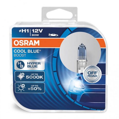 Osram H1 halogenska žarnica 12v 80w p14.5s cool blue boost 5500k / 2 kom.