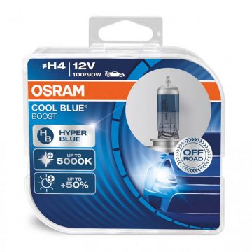   Osram H4 halogenska žarnica 12v 100/90w p43t cool blue boost 5500k / 2 kom.