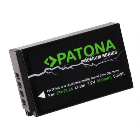 PATONA baterija za foto Nikon EN-EL24 800mAh Li-Ion Premium