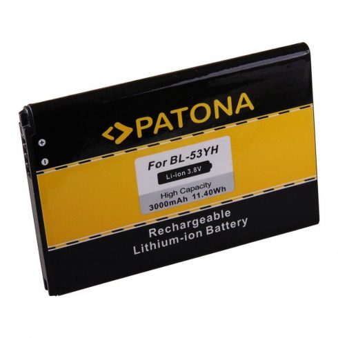 PATONA baterija za mobilni telefon LG D855 3000mAh 3.8V Li-Ion BL-53YH