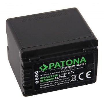   PATONA baterija za digitalni fotoaparat Panasonic VW-VBT380 3800mAh Li-Ion Premium