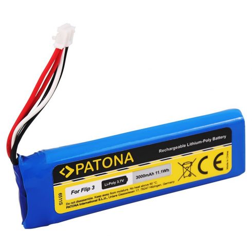 PATONA baterija za zvočnik JBL Flip 3 3000mAh 3.7V Li-Pol GSP872693