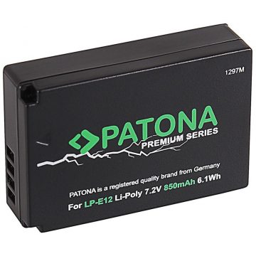 PATONA baterija za foto Canon LP-E12 850mAh Li-Ion PREMIUM