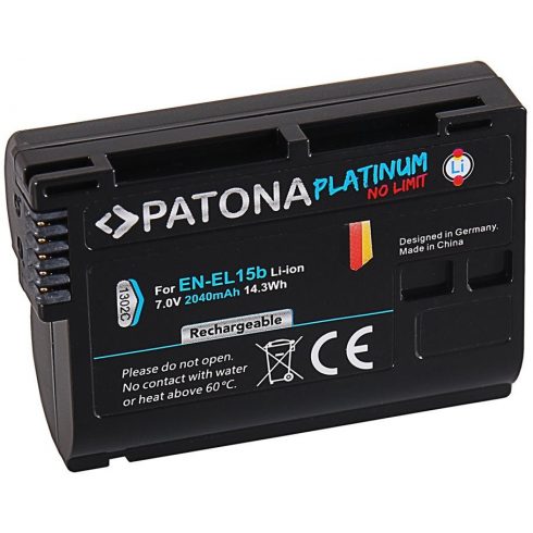 PATONA baterija za foto Nikon EN-EL15B 2040mAh Li-Ion PLATINUM