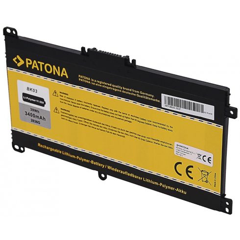 PATONA baterija za ntb HP Pavilion X360 3400mAh Li-Pol 11.55V BK03 / BK03XL