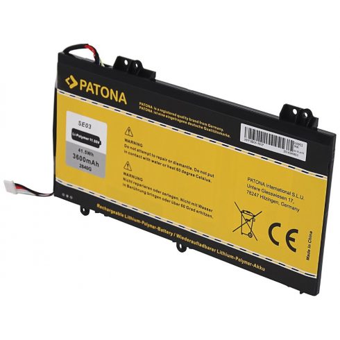 PATONA baterija za ntb HP Pavilion 14-AL 3600mAh Li-Pol 11.55V SE03, SE03XL