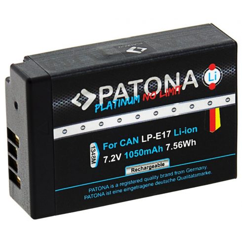 PATONA baterija za foto Canon LP-E17 1050mAh Li-Ion Platinum Decoded