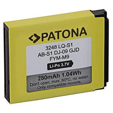   PATONA baterija za pametno uro DZ09, QW09, W8, A1, V8, X6, 280mAh, LQ-S1