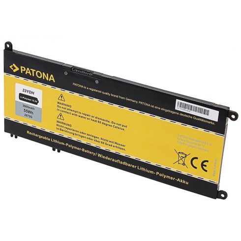 PATONA baterija za ntb DELL Inspiron 13/15/17 G3 3600mAh Li-Pol 15.2V 33YDH