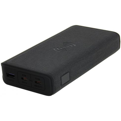 PATONA powerbank, 20000mAh Li-lon, 2xUSB-C/1x USB-A s QI polnjenjem 15W, PD 100W