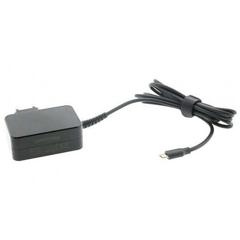 PATONA napajalnik za tablični računalnik/pametni telefon/ 5V-20V 65W/ USB-C priključek/ črn/ Napajanje