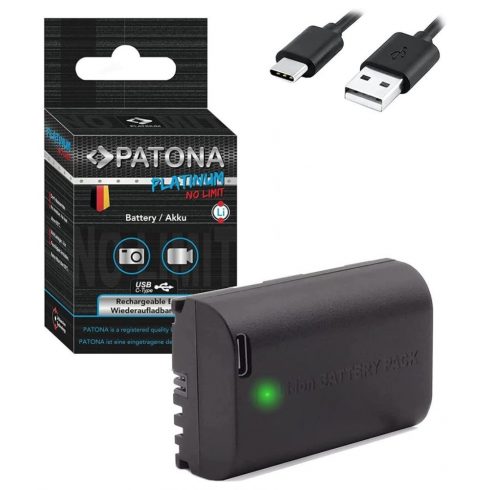 PATONA baterija za foto Canon LP-E6NH 2400mAh Li-Ion Platinum USB-C polnilna