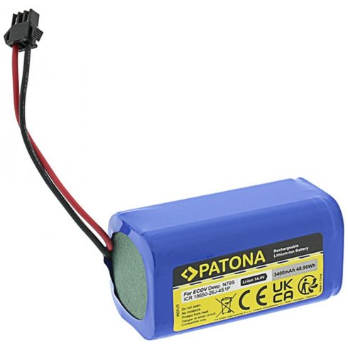 PATONA baterija za robotski sesalnik Ecovacs Deebot 600/N79/715 3400mAh, Li-lon 14.4V