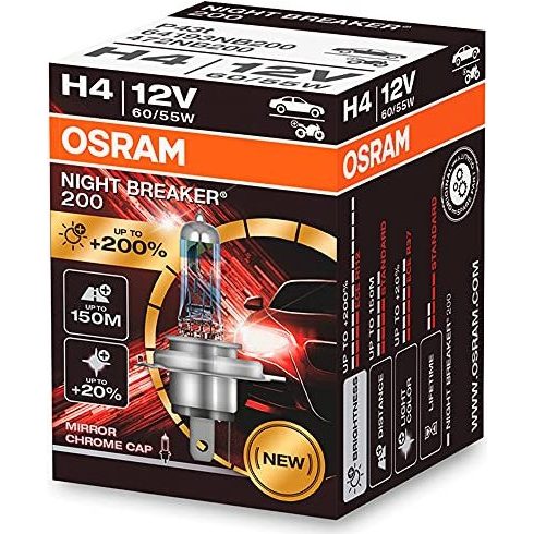 Osram H4 halogenska žarnica 12v 60/55w p43t nočno stikalo 200 /1 kos/