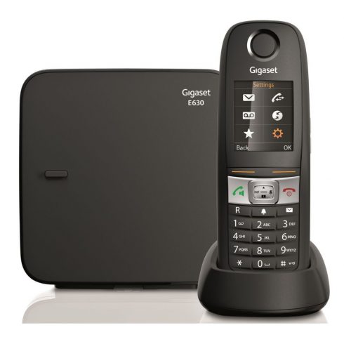 SIEMENS GIGASET E630 - DECT/GAP brezžični telefon, barva črna