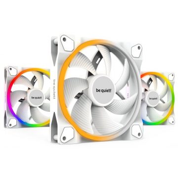   Bodi tiho! / ventilator Light Wings White / 140mm / PWM / 3-pack / bela