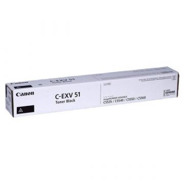   Canon original TONER CEXV51 ČRN iR-ADV C55xx/C57xx/DX6000 69.000 strani A4 (5%) - BREZ OTROŠKOV