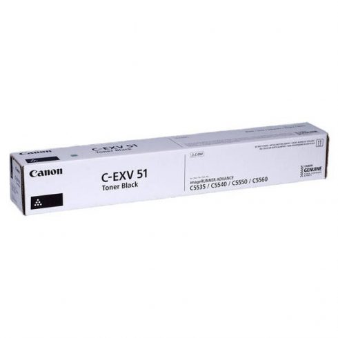 Canon original TONER CEXV51 ČRN iR-ADV C55xx/C57xx/DX6000 69.000 strani A4 (5%) - BREZ OTROŠKOV