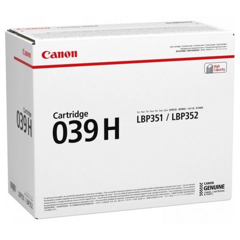 Canon originalni toner CRG-039H črn za LBP351dn, LBP351x, LBP352dn