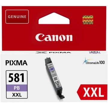   Canon originalna kartuša s črnilom CLI-581PB XXL (cian, 11,7 ml) za Canon PIXMA TR7550, TR8550, TS6150