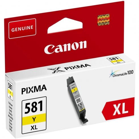 Canon originalna kartuša s črnilom CLI-581Y XL/ rumena/ 8,3 ml/ za Canon PIXMA TR7550, TR8550, TS6150, TS6151