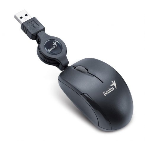 GENIUS Micro Traveler V2/ žični/ 1200 dpi/ USB/ črn