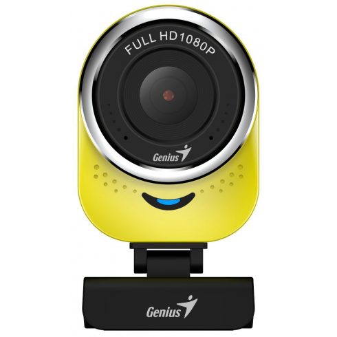 GENIUS spletna kamera QCam 6000/ rumena/ Full HD 1080P/ USB2.0/ mikrofon