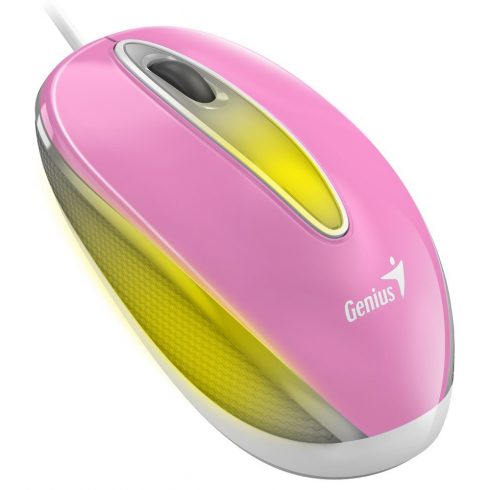 GENIUS DX-Mini Sakura Pink/ žični/ 1000 dpi/ USB/ roza/ RGB LED