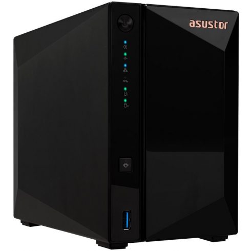 Asustor NAS AS3302T v2 2x 3,5" SATA, Realtek RTD1619B 1,7GHz, 2GB, 2,5GbE x1, USB3.2 Gen1 x3, WOW (Wake on WAN)