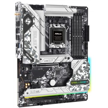   ASRock X670E Steel Legend / AMD X670 / AM5 / 4x DDR5 / 4x M.2 / HDMI / DP / USB-C / WiFi / ATX