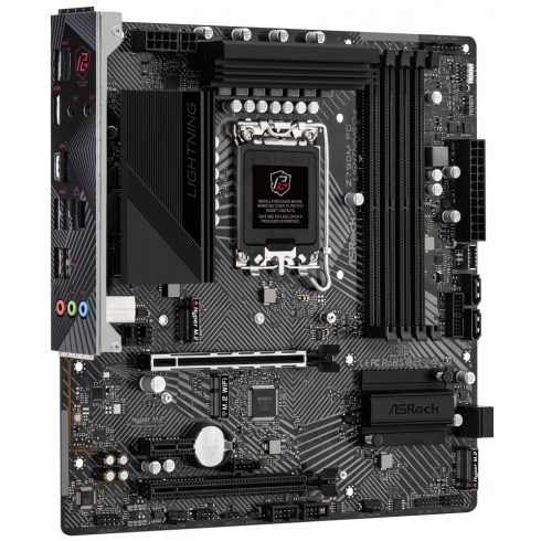 ASRock Z790M PG Lightning/D4 / Intel Z790 / LGA1700 / 4x DDR4 / 2x M.2 / HDMI / USB-C / mATX