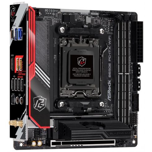 ASRock B650E PG-ITX WiFi / AMD B650 / AM5 / 2x DDR5 DIMM / 2x M.2 / HDMI / USB-C / WiFi / Mini-ITX