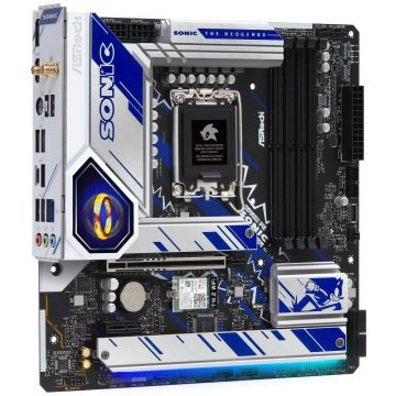   ASRock B760M PG SONIC WIFI / Intel B760 / LGA1700 / 4x DDR5 / 3x M.2 / HDMI / DP / USB-C / WiFi / mATX