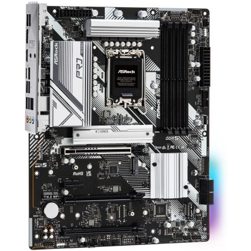 ASRock B760 PRO RS / Intel B760 / LGA1700 / 4x DDR5 / 3x M.2 / HDMI / DP / USB-C / ATX