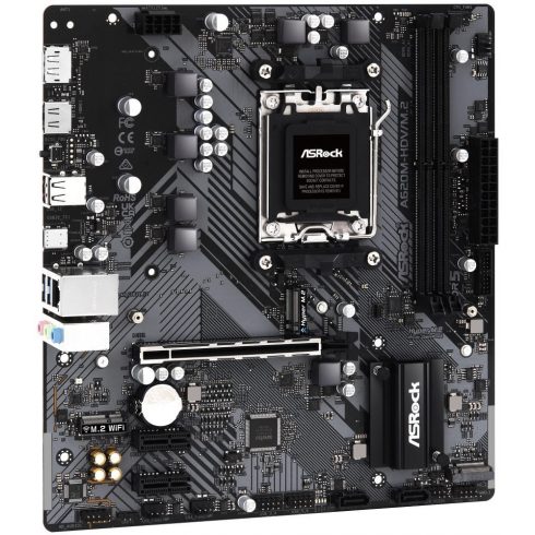 ASRock A620M-HDV/M.2 / AMD A620 / AM5 / 2x DDR5 DIMM / 2x M.2 / HDMI / DP / USB-C / mATX