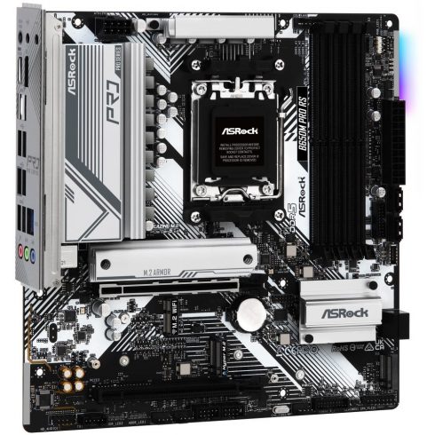 ASRock B650M Pro RS / AMD B650 / AM5 / 4x DDR5 DIMM / 3x M.2 / HDMI / DP / USB-C / mATX