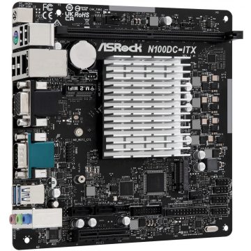   ASRock N100DC-ITX / Alder Lake N100 / 1x DDR4 DIMM / VGA / HDMI / Mini-ITX