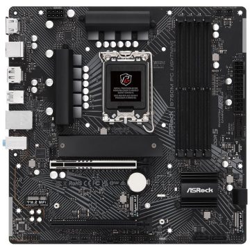   ASRock B760MPG Lightning / Intel B760 / LGA1700 / 4x DDR5 / 3x M.2 / HDMI / DP / USB-C / mATX