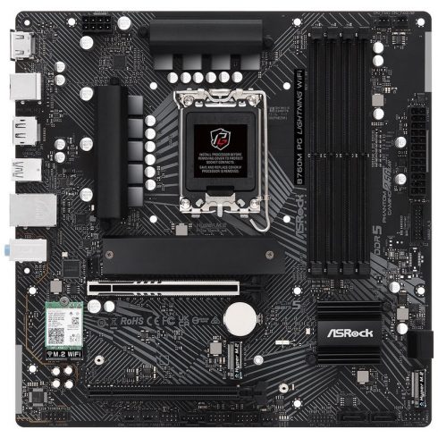 ASRock B760MPG Lightning WiFi / Intel B760 / LGA1700 / 4x DDR5 / 3x M.2 / HDMI / DP / USB-C / WiFi / mATX